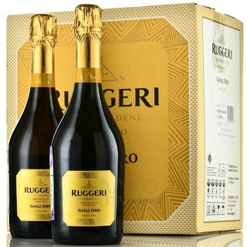 Ruggeri Prosecco Valdobbiadene Giall`Oro DOCG - вино игристое Руджери Просекко Вальдоббьядене Джаллоро 0.75 л