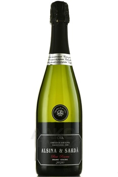 Alsina & Sarda Cava Brut Reserva - вино игристое Альсина и Сарда Кава Брют Резерва 2020 год 0.75 л белое брют