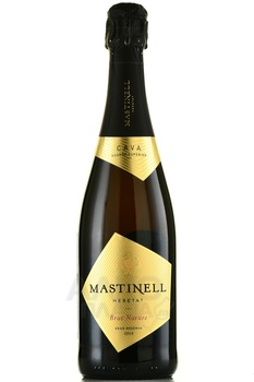 Mastinell Heretat Cava Brut Nature Gran Reserva - вино игристое Мастинелл Херетат Кава Гран Резерва Брют Натюр 2014 год 0.75 л белое экстра брют