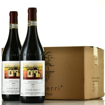 Trediberri Barolo Berri - вино Тредиберри Бароло Берри 2019 год 0.75 л красное сухое