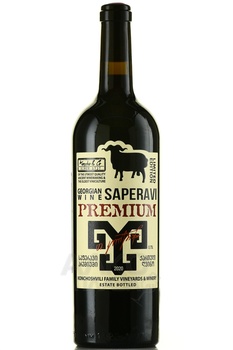 Koncho & Co Saperavi Premium - вино Саперави Премиум Кончо энд Ко 0.75 л полусухое красное