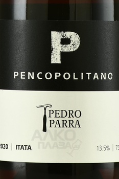 Pencopolitano Pedro Parra - вино Пенкополитано 2020 год 0.75 л красное сухое