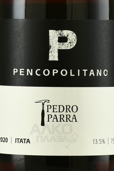 Pencopolitano Pedro Parra - вино Пенкополитано 2020 год 0.75 л красное сухое