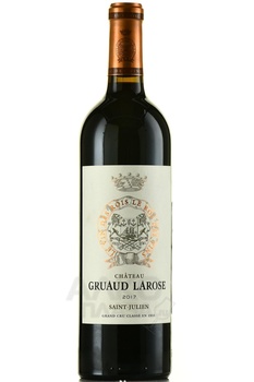 Chateau Gruaud Larose Grand Cru Classe Saint-Julien - вино Шато Грюо Лароз Гран Крю Классе Сен-Жюльен 2017 год 0.75 л красное сухое