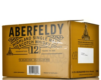 Aberfeldy 12 Years Old - виски солодовый Аберфелди 12 лет 0.7 л в металлической коробке