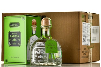 Patron Silver - текила Патрон Сильвер 0.75 л