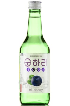 Soju Chum Churum Soonhari Blueberry - водка Соджу Чум Чурум Сунхари со вкусом голубики 0.36 л