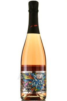 A-Nobis Street Art №3 Sekt Rose Brut - вино игристое А-Нобис Стрит Арт №3 Розе Зект Брют 0.75 л брют розовое