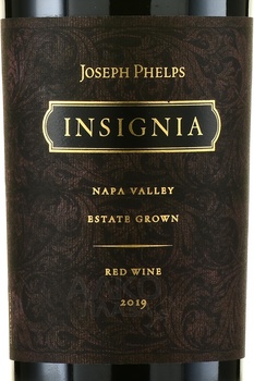 Joseph Phelps Insignia - вино Инсигния Жозеф Фелпс 2019 год 0.75 л красное сухое