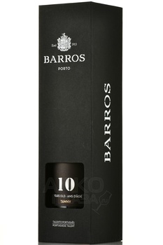 Barros Tawny 10 Years Old Gift Box - портвейн Баррос Тони 10 лет 0.75 л в п/у