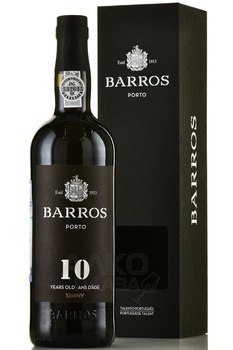Barros Tawny 10 Years Old Gift Box - портвейн Баррос Тони 10 лет 0.75 л в п/у
