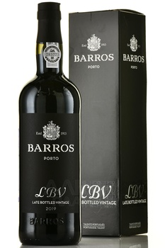 Barros Late Bottle Vintage - портвейн Барруш Лэйт Ботлд Винтаж 2019 год 0.75 л в п/у