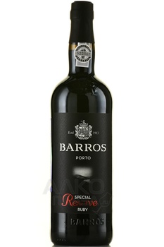 Barros Special Ruby Reserve Porto - портвейн Барруш Спешиал Резерв Руби 0.75 л