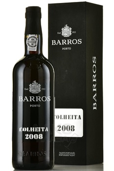 Barros Colheita 2008 - портвейн Барруш Кулейта 2008 год 0.75 л в п/у