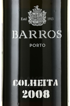 Barros Colheita 2008 - портвейн Барруш Кулейта 2008 год 0.75 л в п/у