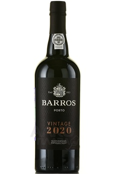 Barros Vintage - портвейн Барруш Винтаж 2020 год 0.75 л в д/у