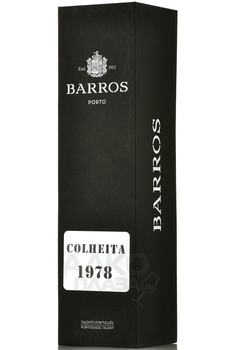 Barros Colheita 1978 - портвейн Барруш Кулейта 1978 год 0.75 л в п/у