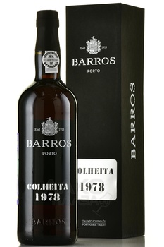 Barros Colheita 1978 - портвейн Барруш Кулейта 1978 год 0.75 л в п/у