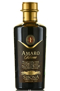 Sibona Amaro - ликер Сибона Амаро 0.5 л