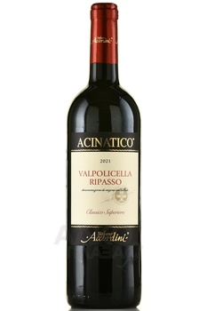 Valpolicella Ripasso Classico Superiore Acinatico - вино Вальполичелла Рипассо Классико Суперьоре Ачинатико 2021 год 0.75 л красное сухое