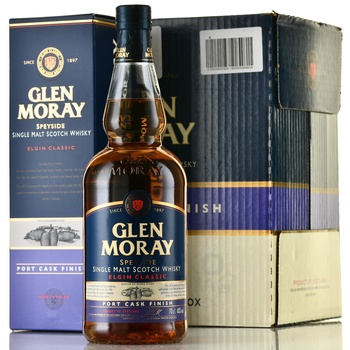 Glen Moray Elgin Classic Port Cask Finish - виски Глен Морей Элгин Классик Порт Каск Финиш 0.7 л в п/у