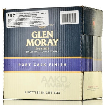 Glen Moray Elgin Classic Port Cask Finish - виски Глен Морей Элгин Классик Порт Каск Финиш 0.7 л в п/у