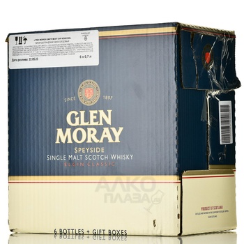 Glen Moray Elgin Classic - виски Глен Морей Элгин Классик 0.7 л в п/у