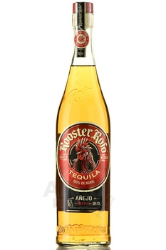 Tequila Rooster Rojo Anejo - текила Рустер Рохо Аньехо 0.7 л