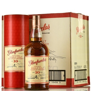 Glenfarclas 10 years - виски Гленфарклас 10 лет 0.7 л