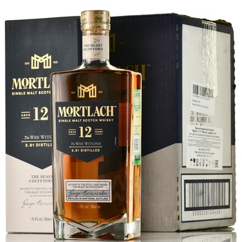 Mortlach 12 years - виски Мортлах 12 лет 0.7 л