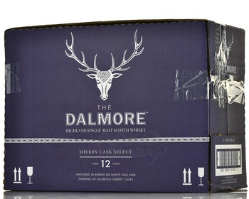 Dalmore 12 Years Old Sherry Cask Select gift box - виски солодовый Далмор 12 лет Шерри Каск Селект 0.7 л в п/у