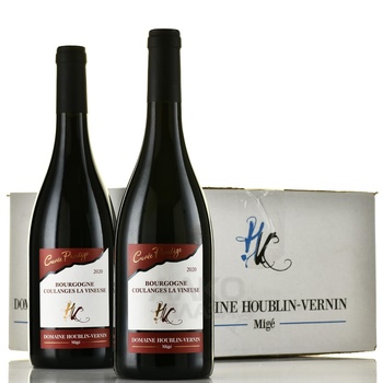 Domaine Houblin-Vernin Bourgogne Coulanges-la-Vineuse Cuvee Prestige - вино Домен Ублен-Вернен Бургонь Куланж-ла-Винёз Кюве Престиж 2020 год 0.75 л красное сухое