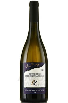 Domaine Houblin-Vernin Bourgogne Coulanges-la-Vineuse Cuvee Prestige - вино Домен Ублен-Вернен Бургонь Куланж-ла-Винёз Кюве Престиж 2020 год 0.75 л белое сухое