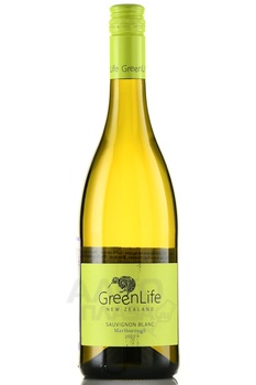 GreenLife Sauvignon Blanc Marlborough - вино ГринЛайф Совиньон Блан Мальборо 2022 год 0.75 л белое сухое