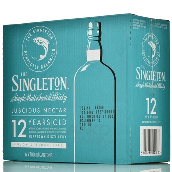 Singleton 12 years gift box - виски Синглтон 12 лет 0.7 л в п/у