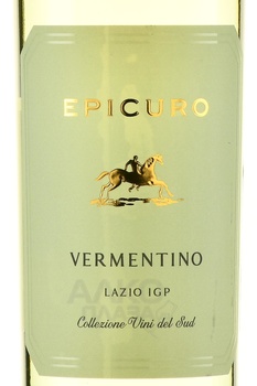 Epicuro Vermentino Lazio IGP - вино Эпикуро Верментино Лацио ИГП 2021 год 0.75 л белое полусухое