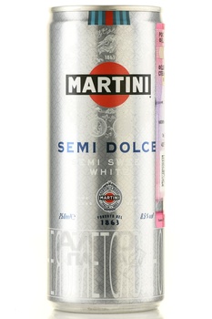 Martini Semi Dolce - вермут Мартини Семи Дольче 0.25 л сладкий белый