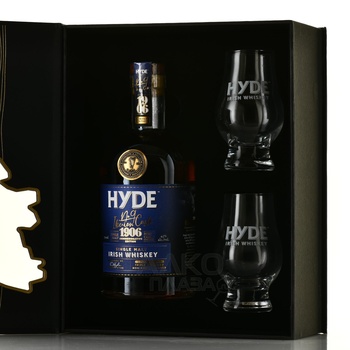 Hyde №9 Port Cask Finish - виски Хайд №9 Порт Каск Финиш 0.7 л в п/у + 2 бокала