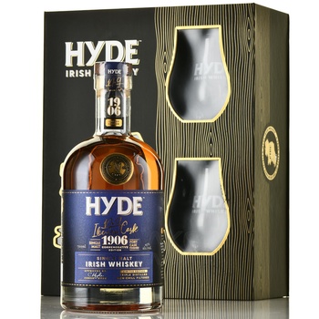 Hyde №9 Port Cask Finish - виски Хайд №9 Порт Каск Финиш 0.7 л в п/у + 2 бокала