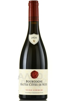 Bourgogne Hautes Cotes de Nuits Nicole Lamarche - вино Бургонь От-Кот де Нюи Николь Ламарш 2020 год 0.75 л красное сухое