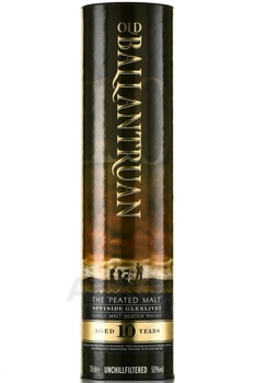 Old Ballantruan Speyside Glenlivet 10 years old in tube - виски Олд Баллантруан Спейсайд Гленливет 10 лет 0.7 л в тубе