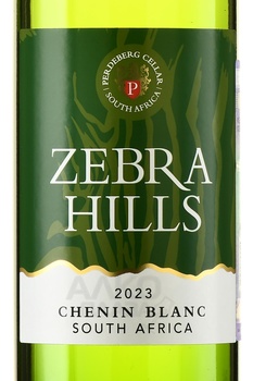 Zebra Hills Chenin Blanc - вино Зебра Хиллс Шенен Блан 2023 год 0.75 л белое сухое