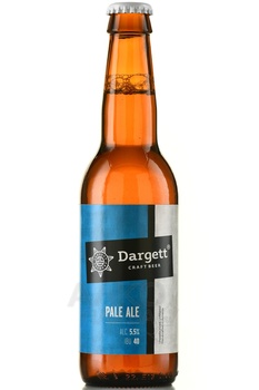 Dargett Pale Ale - пиво Даргетт Пэйл Эль 0.33 л светлое нефильтрованное