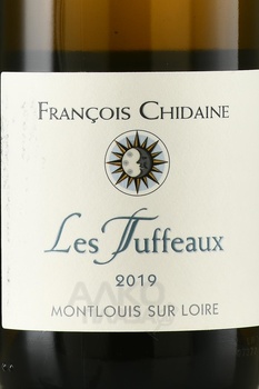 Francois Chidaine Montlouis sur Loire Les Tuffeaux - вино Монлуи-сюр-Луар Франсуа Шидэн ЛеТюффо 2019 год 0.75 л белое полусухое
