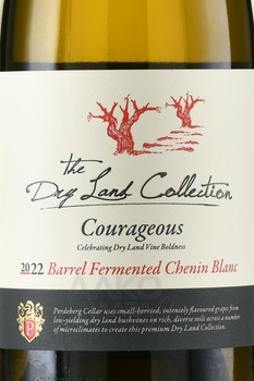 The Dry Land Collection Courageous Barrel Fermented Chenin Blanc - вино Драй Лэнд Коллекшн Корейджес Баррель Ферментед Шенен Блан 2022 год 0.75 л белое сухое
