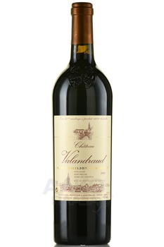 Chateau Valandraud Saint-Emilion Grand Cru - вино Шато Валандро Сент-Эмильон гран Крю 2009 год 0.75 л сухое красное