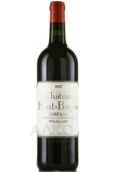 Chateau Haut-Bages Liberal Grand Cru Classe Pauillac - вино Шато О-Баж Либераль Гран Крю Классе Пойяк 2017 год 0.75 л красное сухое