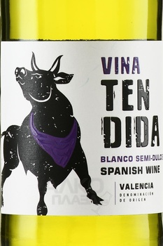 Vina Tendida DO - вино Вина Тендида ДО 2021 год 0.75 л белое полусладкое