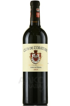 Clos de L’Oratoire Saint Emilion Grand Cru Classe - вино Кло де Л’Оратуар Гран Крю Классе Сент-Эмильон 0.75 л 2019 год красное сухое