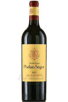 Chateau Phelan Segur Saint-Estephe - вино Шато Фелан Сегюр Сент-Эстеф 2017 год 0.75л красное сухое